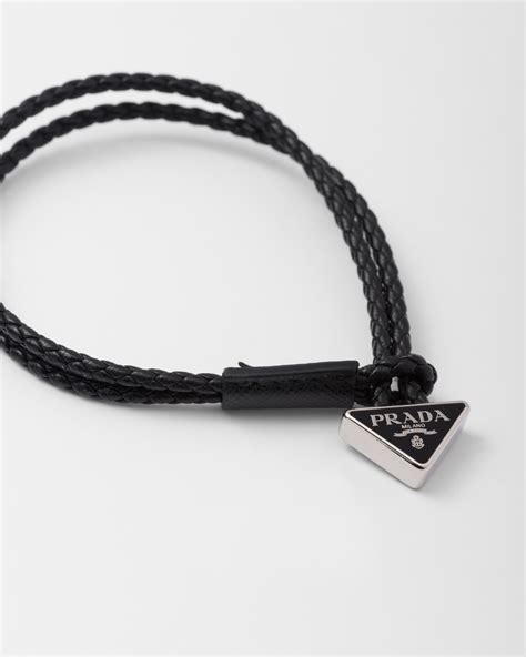 prada nylon bracelet|prada chain men.